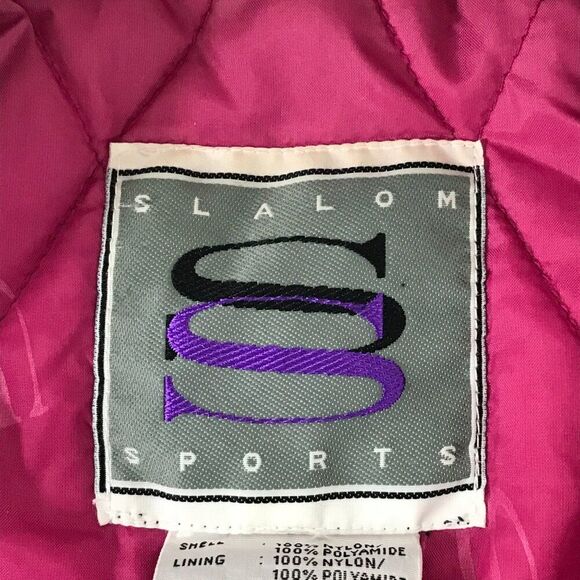 Vintage Slalom Sports Insulated Snow / Ski Jacket Women's Size 12 Waterproof - Picture 12 of 16